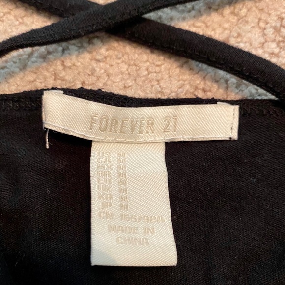 Forever 21 Black Lace Cropped Tank Top - Picture 4 of 4